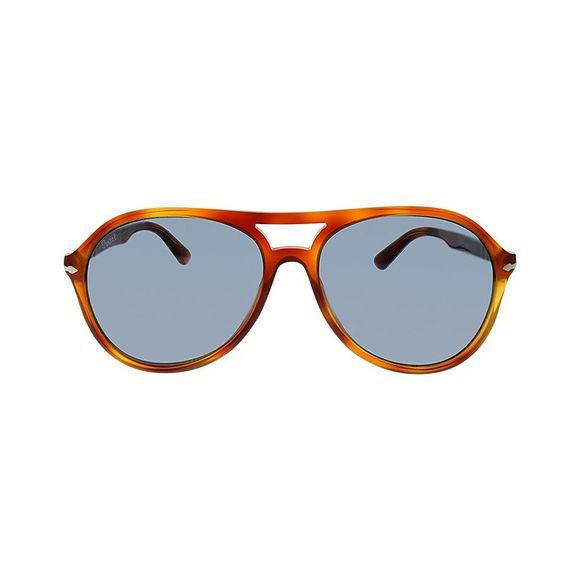 Persol Men's Pilot 59Mm Sunglasses, Brown - Picture 2 of 3